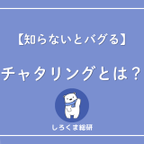 チャタリングとは