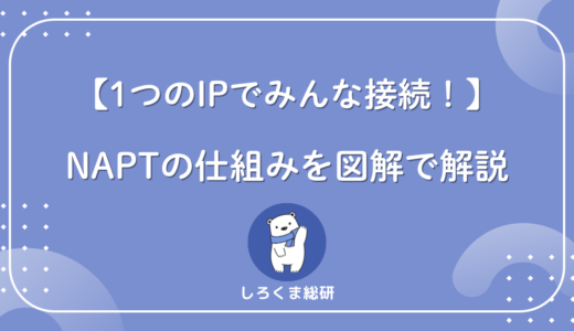 NAPTとは？ポート変換の仕組みとNAT・PATとの違いを徹底解説