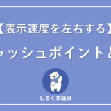 キャッシュポイントとは